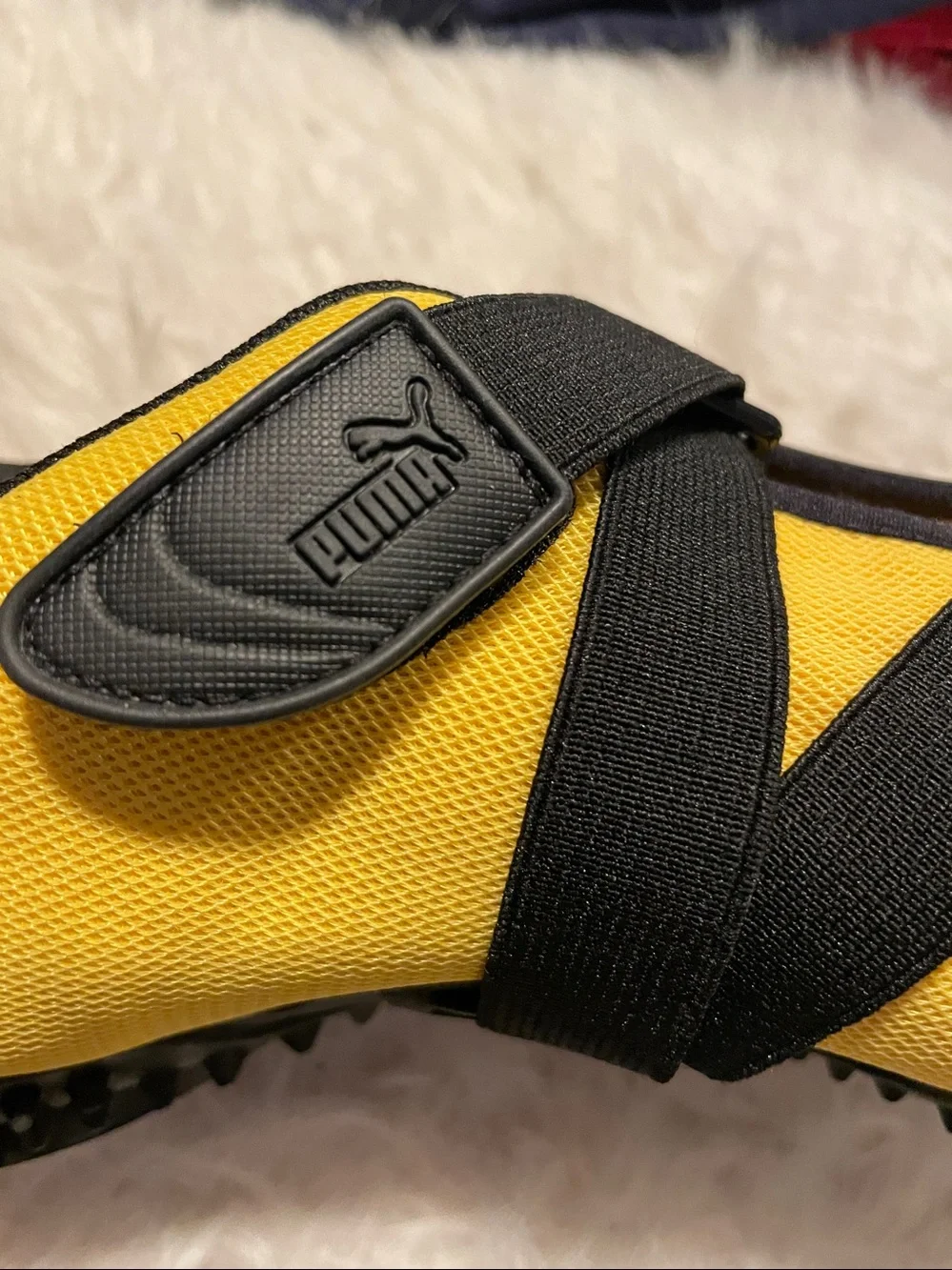 Puma Mostro OG Prime Yellow and Black  Performance Sneakers unisex 41 M8.5/ W10
